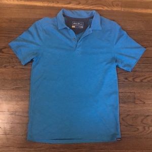 Blue Eddie Bauer polo, small